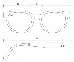 Bird Eyewear Rindill Eco-Friendly Wood Sunglasses | Amber Or Charcoal