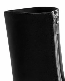 Bohema Shoes Cyber Desserto® Cactus Leather Vegan Ankle Boots | Black