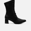 Bohema Desserto® Cactus Leather Vegan Ankle Boots | Black Shoes