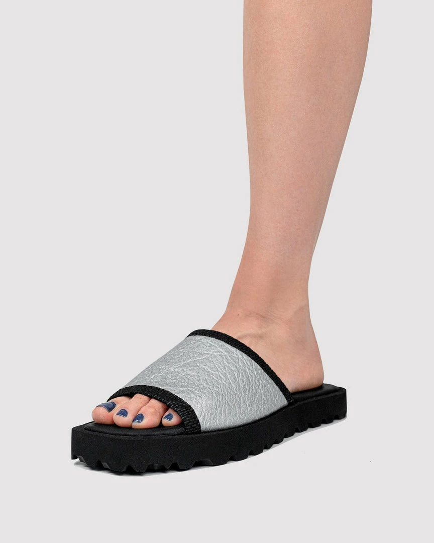 Bohema Shoes Pinatex® Vegan Leather Flat Slides | Multiple Colours 4 Bohema Shoes Pinatex® Vegan Leather Flat Slides | Multiple Colours