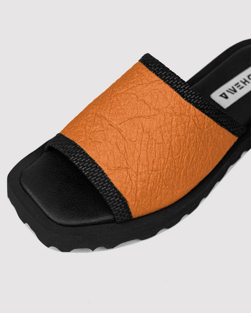 Bohema Shoes Pinatex® Vegan Leather Flat Slides | Multiple Colours 16 Bohema Shoes Pinatex® Vegan Leather Flat Slides | Multiple Colours