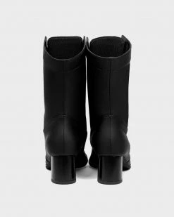 Bohema Desserto® Cactus Leather Vegan Ankle Boots | Black Shoes