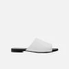 Bohema Ritzy Grape Leather Vegan Slides | White