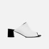Bohema Shoes Uptown Desserto® Cactus Leather Vegan Mules | White 2 Bohema Shoes Uptown Desserto® Cactus Leather Vegan Mules | White