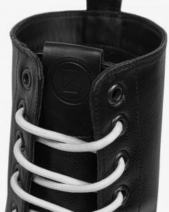 Bohema Shoes Worker Monster Desserto® Cactus Leather Vegan Boots | Black