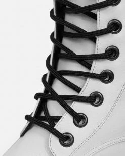 Bohema Worker Monster Desserto® Cactus Leather Vegan Boots | White Shoes