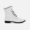 Bohema Workers No. 2 Desserto® Cactus Vegan Leather Boots | White