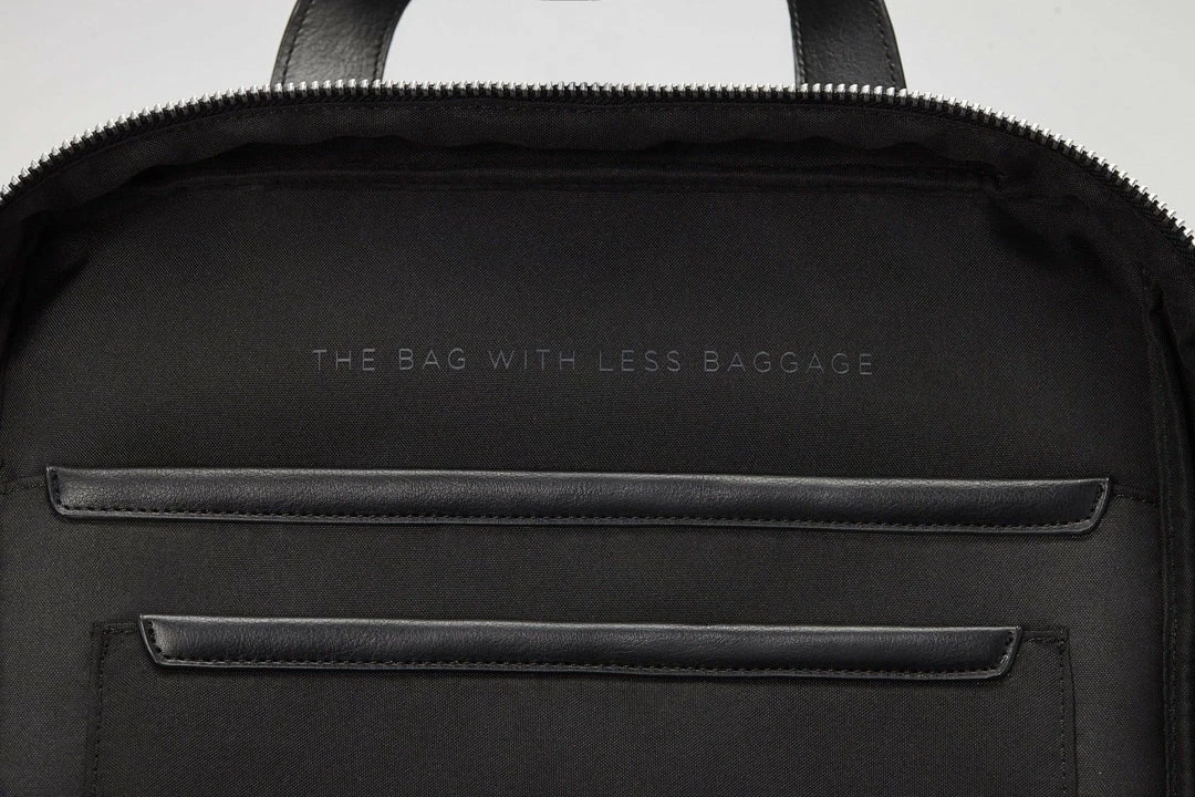 BOITA Bags Vegan Leather Backpack/Briefcase | Black 8 BOITA Bags Vegan Leather Backpack/Briefcase | Black