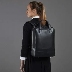 BOITA Bags Vegan Leather Backpack/Briefcase | Black 27 BOITA Bags Vegan Leather Backpack/Briefcase | Black
