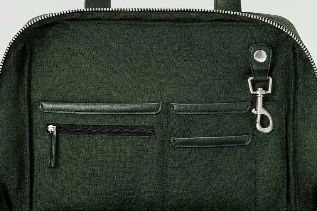 BOITA Vegan Leather Backpack/Briefcase | Limited Edition Olive Bags 6 BOITA Vegan Leather Backpack/Briefcase | Limited Edition Olive Bags