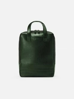 BOITA Vegan Leather Backpack/Briefcase | Limited Edition Olive Bags