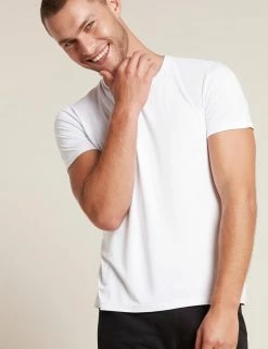 BOODY Men's Bamboo Crew Neck T-Shirt | 2 Pack Black Or White