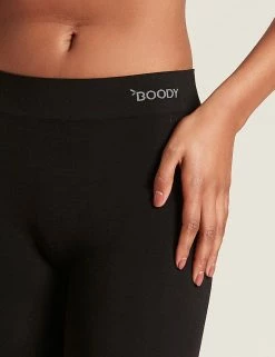 BOODY Bamboo 3/4 Length Leggings | Black Clothing