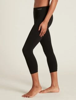 BOODY Bamboo 3/4 Length Leggings | Black Clothing