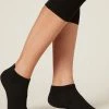 BOODY Clothing Women's Bamboo Low Cut Trainer Socks | Black