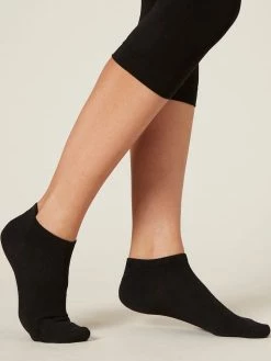 BOODY Clothing Women's Bamboo Low Cut Trainer Socks | Black