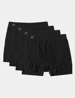 BOODY Men's Bamboo Original Boxers | 4 Pack Black Or Grey
