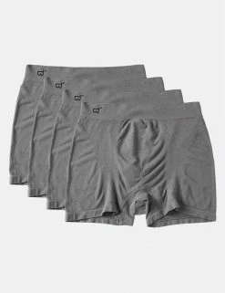 BOODY Men's Bamboo Original Boxers | 4 Pack Black Or Grey