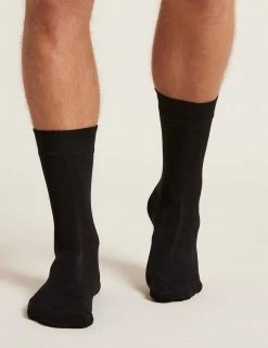 BOODY Men's Bamboo Business Socks | Black Clothing