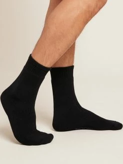 BOODY Clothing Men's Bamboo Work Boot Socks | Black