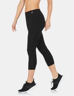 BOODY Clothing Active Bamboo 3/4 Length Leggings | Black 8 BOODY Clothing Active Bamboo 3/4 Length Leggings | Black