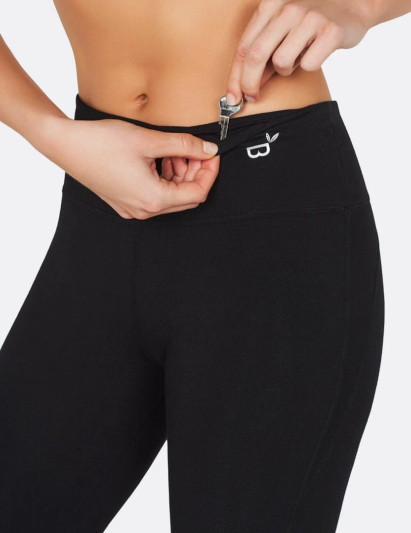BOODY Clothing Active Bamboo 3/4 Length Leggings | Black 6 BOODY Clothing Active Bamboo 3/4 Length Leggings | Black