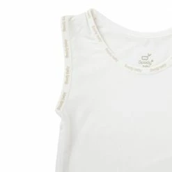 BOODY Baby Sleeveless Bamboo Vest | Chalk