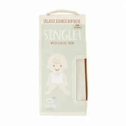 BOODY Baby Sleeveless Bamboo Vest | Chalk