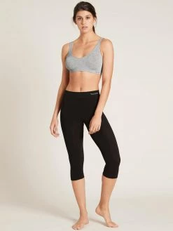 BOODY Clothing Bamboo Crop Leggings | Black