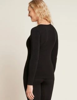 BOODY Clothing Crew Neck Bamboo Long Sleeve Top | Multiple Colours