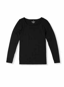 BOODY Clothing Crew Neck Bamboo Long Sleeve Top | Multiple Colours