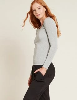 BOODY Clothing Crew Neck Bamboo Long Sleeve Top | Multiple Colours