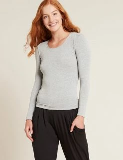 BOODY Clothing Crew Neck Bamboo Long Sleeve Top | Multiple Colours