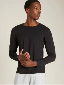 BOODY Men's Crew Neck Bamboo Long Sleeve T-Shirt | Multiple Colours