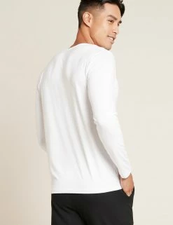 BOODY Men's Crew Neck Bamboo Long Sleeve T-Shirt | Multiple Colours