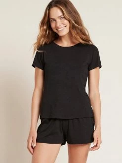 BOODY Clothing Goodnight Bamboo Short Sleeve Pyjama Tee | Multiple Colours
