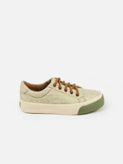 Perky Shoes Perky Eco Recycled PET Vegan Trainers | Beige