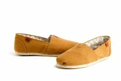 Perky Shoes Perky Eco Recycled PET Vegan Alpargata | Caramel