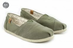 Perky Shoes Perky Eco Recycled PET Vegan Alpargata | Olive Green