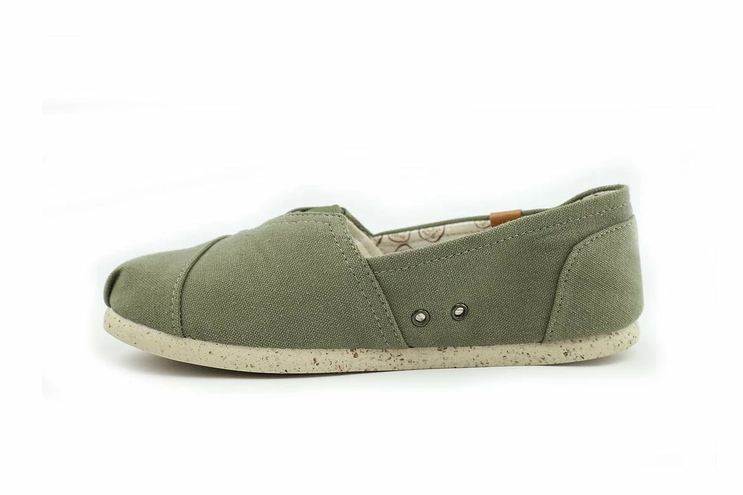 Perky Shoes Perky Eco Recycled PET Vegan Alpargata | Olive Green 5 Perky Shoes Perky Eco Recycled PET Vegan Alpargata | Olive Green