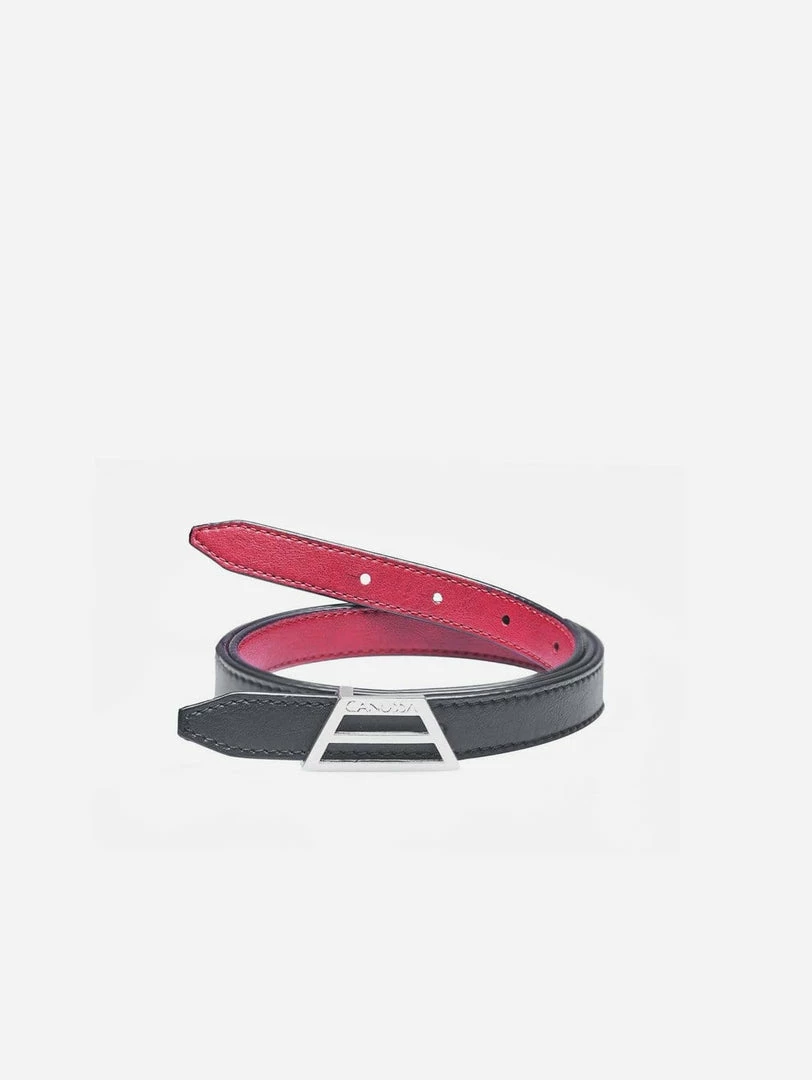 Canussa Adapt Reversible Vegan Leather Belt | Black & Red Accessories 3 Canussa Adapt Reversible Vegan Leather Belt | Black & Red Accessories