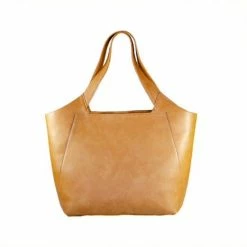 Canussa Bags Executive Vegan Leather Business Tote | Camel