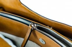 Canussa Bags Executive Vegan Leather Business Tote | Camel