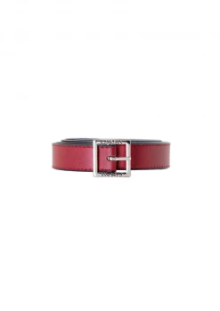 Canussa Accessories Go Reversible Vegan Leather Belt | Black & Red