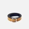 Canussa Accessories Go Reversible Vegan Leather Belt | Camel & Blue