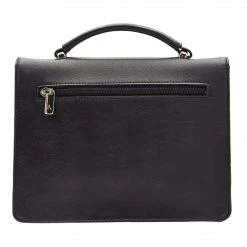 Canussa Hybrid Maxi Versatile Vegan Leather Crossbody | Black