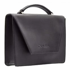 Canussa Hybrid Maxi Versatile Vegan Leather Crossbody | Black