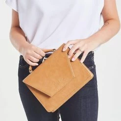 Canussa Bags Hybrid Maxi Versatile Vegan Leather Crossbody | Camel