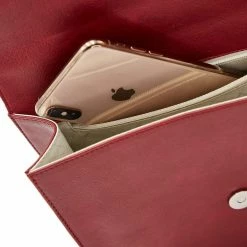 Canussa Hybrid Maxi Versatile Vegan Leather Crossbody | Red