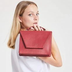 Canussa Hybrid Maxi Versatile Vegan Leather Crossbody | Red